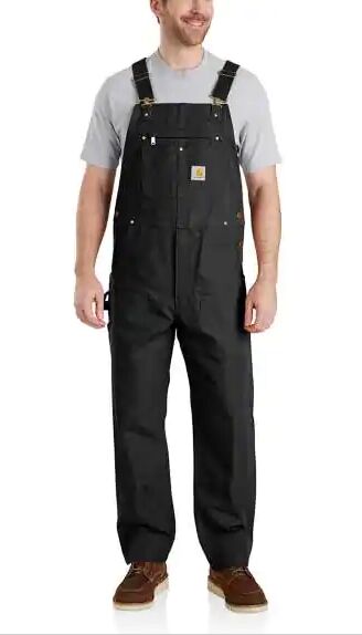 duck bid unlined over alls in black.png